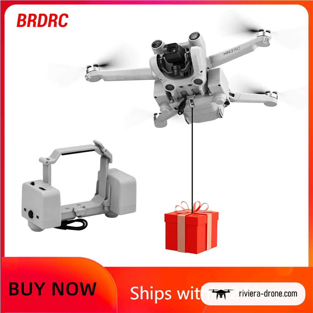 BRDRC système Airdrop 500M pour DJI Mini 3/3 Pro