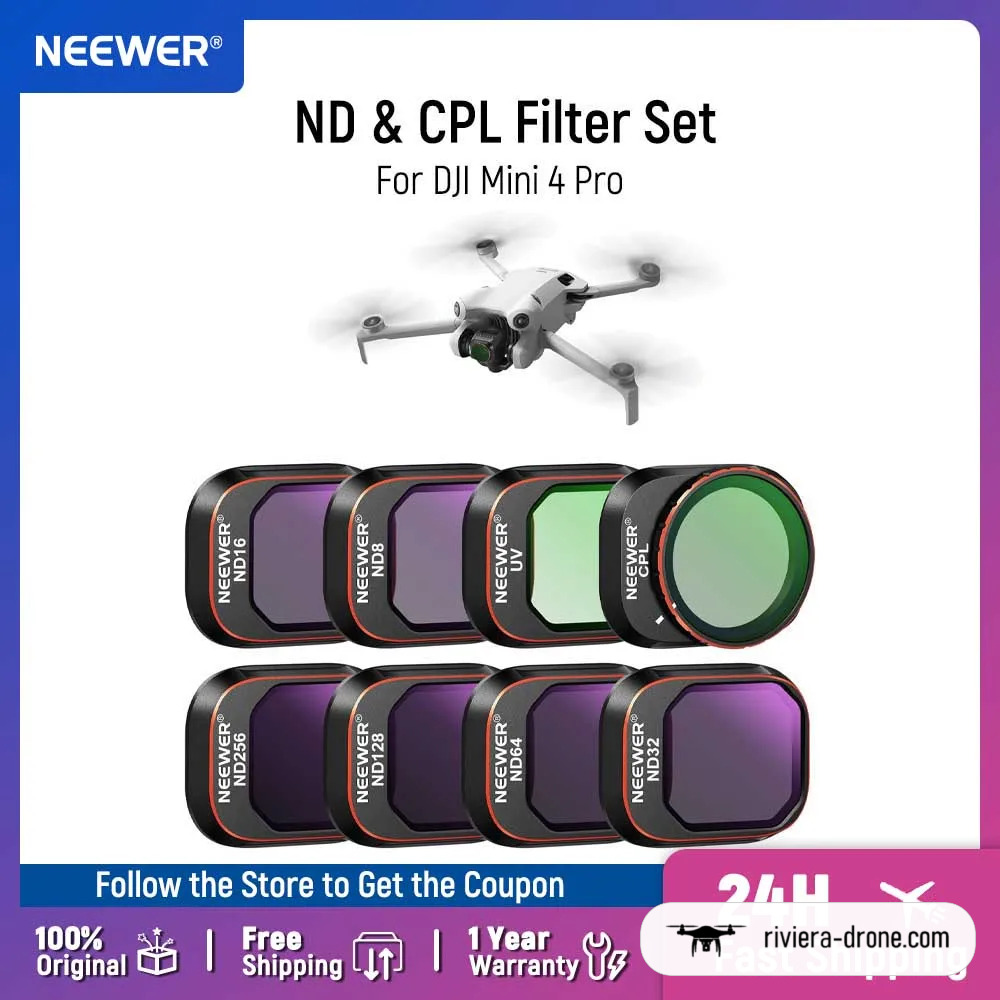 Jeu de filtres ND pour DJI Mini 4 Pro