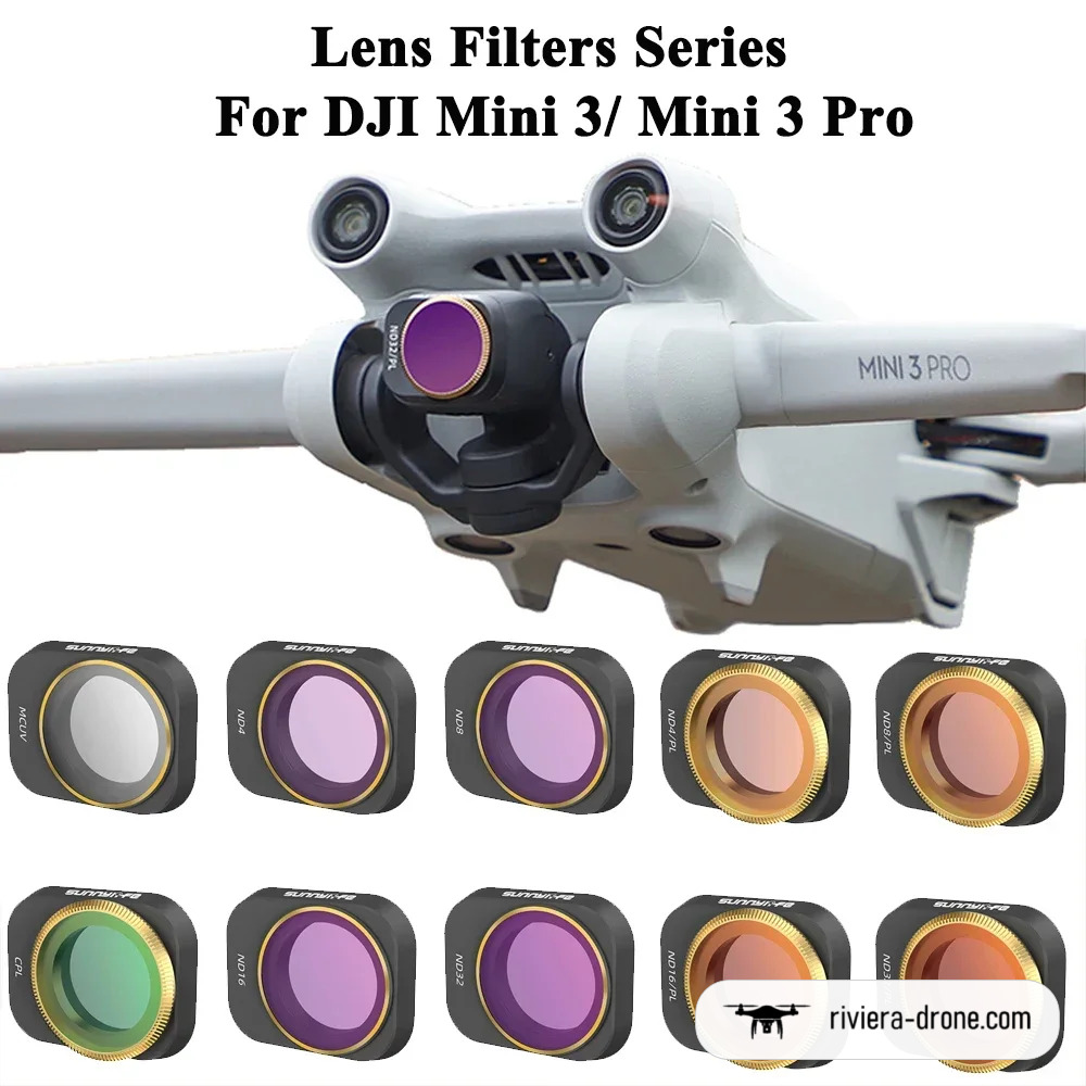 Jeu de filtres optiques pour DJI Mini 3 Pro, DJI Mini 3
