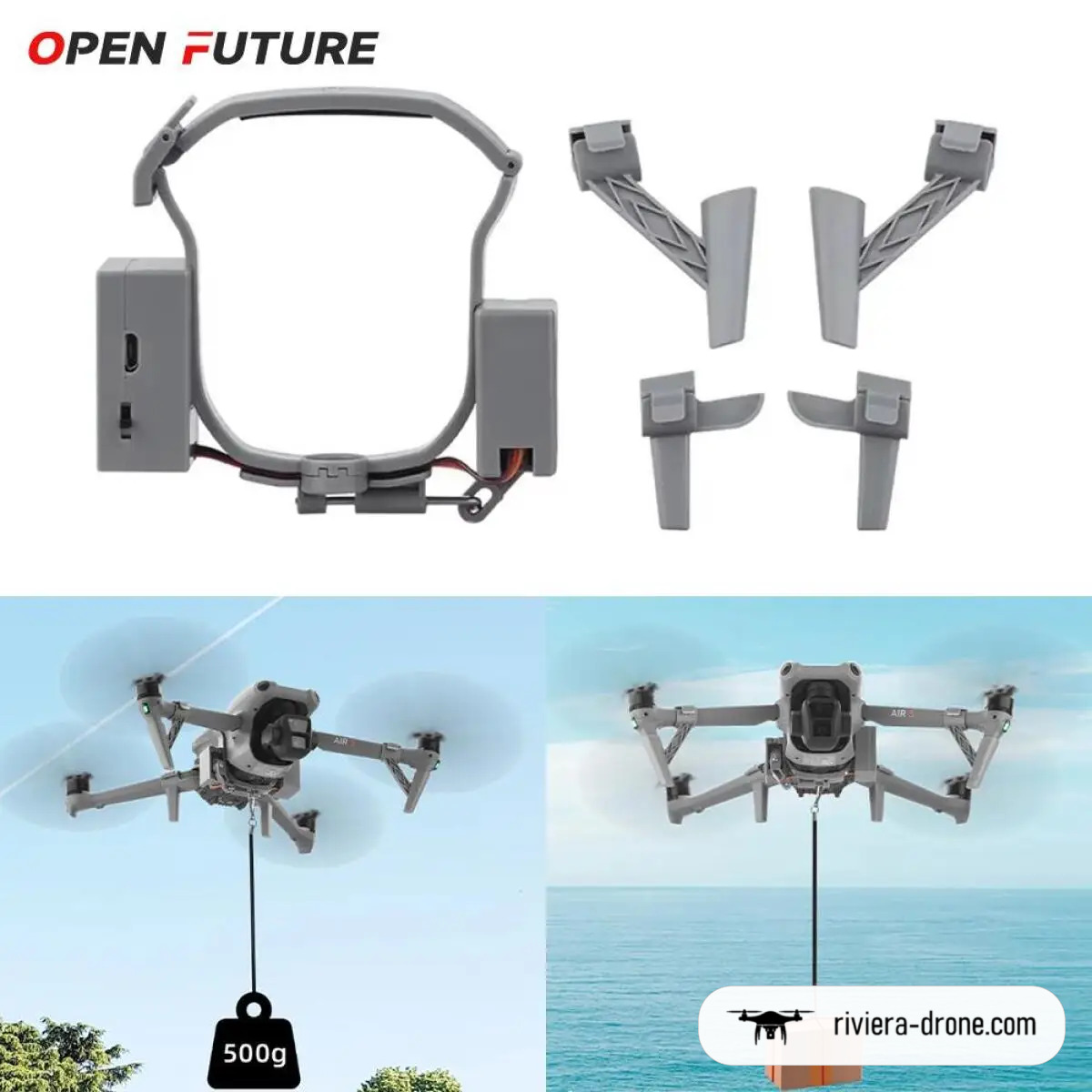 Système de largage 500 g pour DJI Air 3