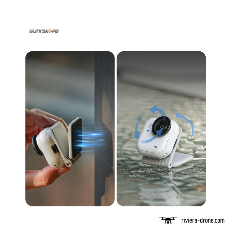 Support magnétique orientable 1/4 pouce drone