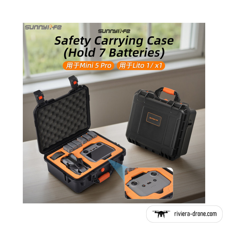 Valise rigide étanche pour Mini 5 Pro